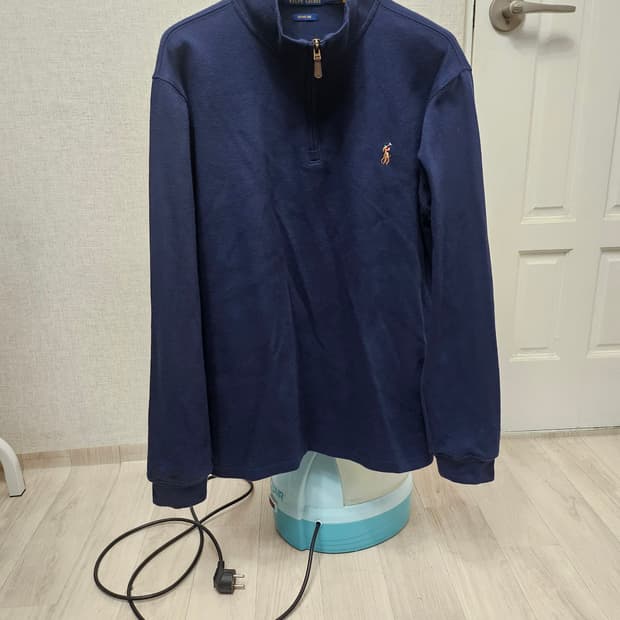 (100)L ☆초대장급☆ 랄프로렌폴로 [네이비] 하프반집업 니트