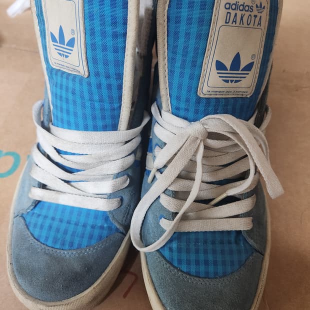 아디다스 다코타 블루 하이탑 스니커즈 260