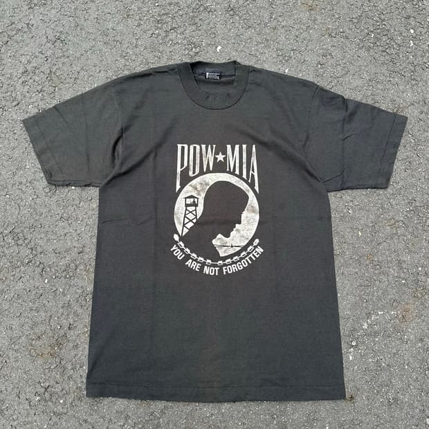 [스크린스타즈] •80s USA POW-MIA T-Shirt