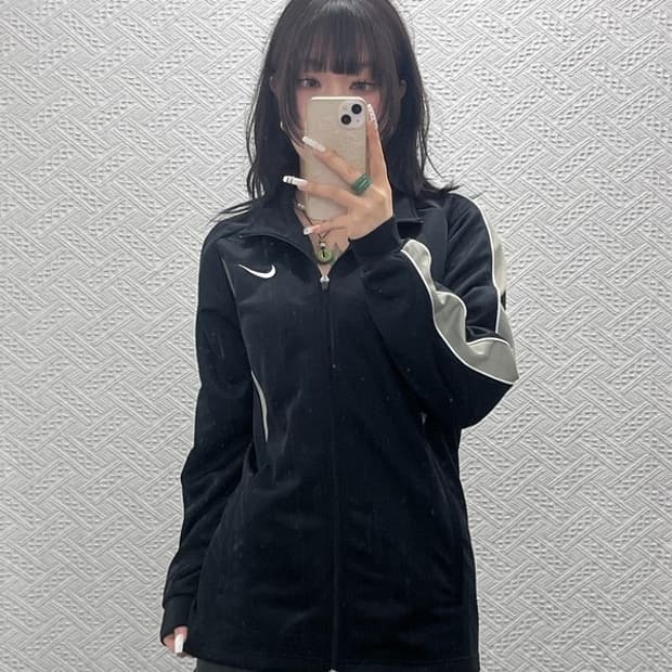 나이키 올드스쿨 스포티 펑크 테크라인 져지 집업 S C10825