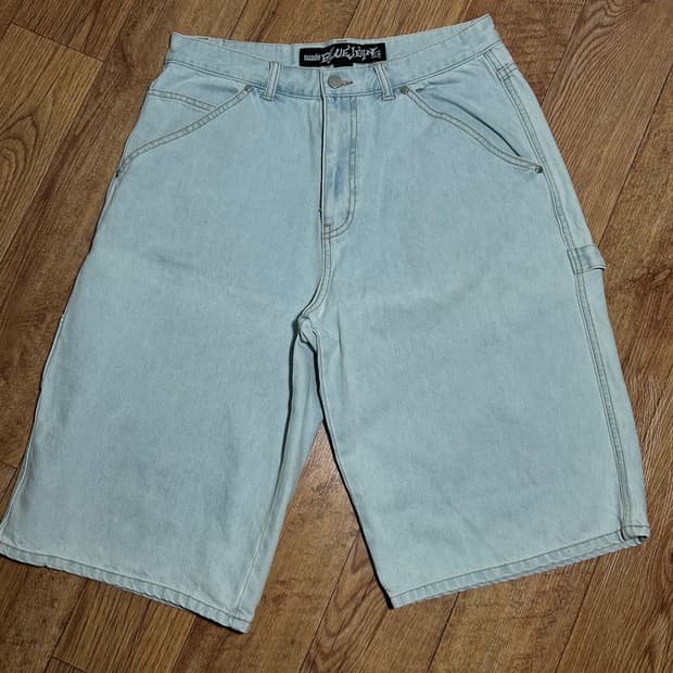 스웨이드 카펜더 데님 쇼츠