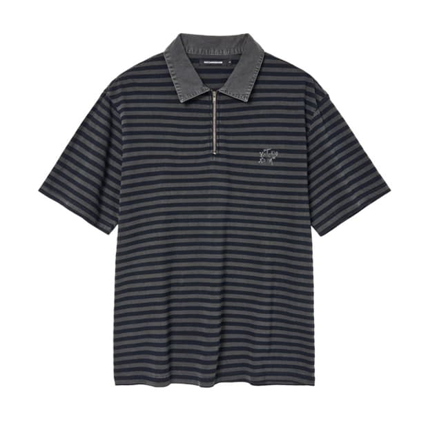 2) 해칭룸 stripe polo tee 