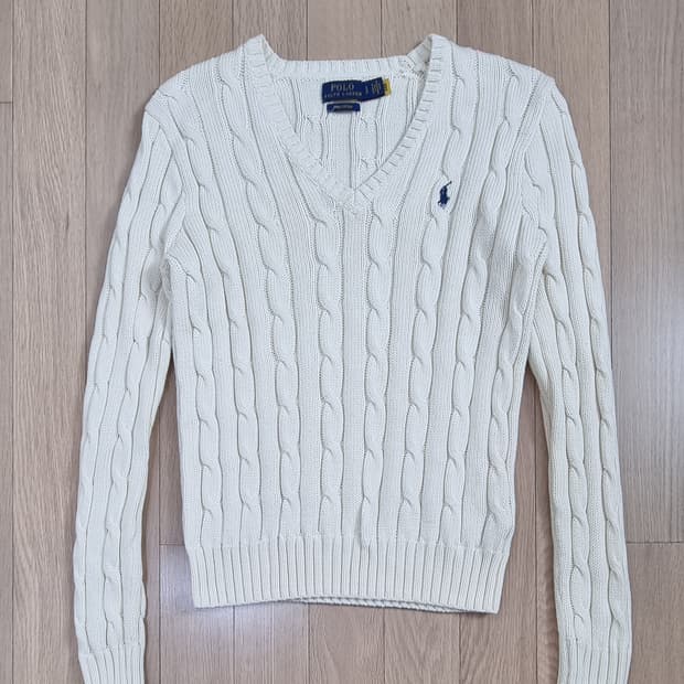 폴로랄프로렌 신형텍 V넥 피마코튼 니트 S _ 여성