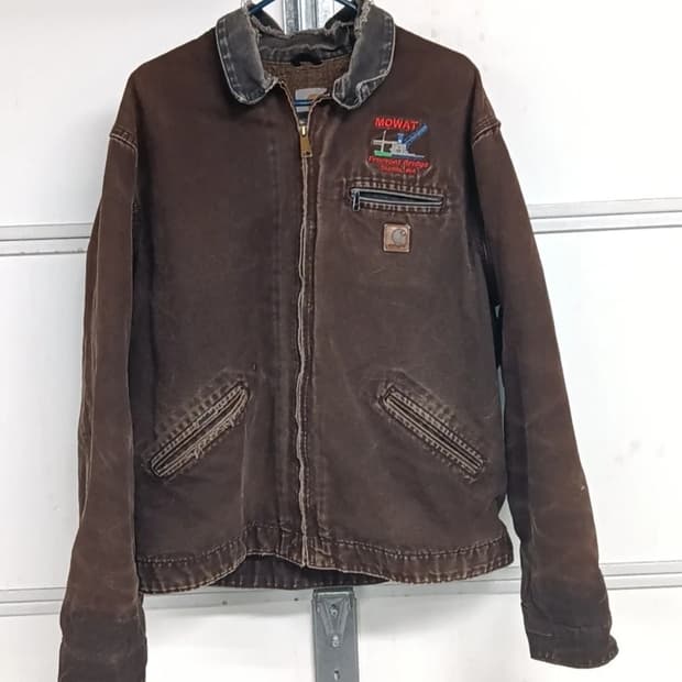 칼하트 J97 디트로이트 모왓 프리몬트 브리지 커스텀 자켓 다크브라운