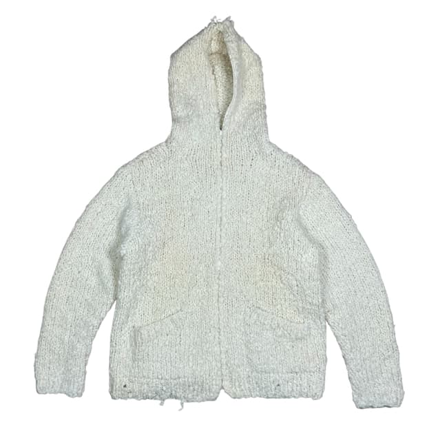 🕑00s good enough wool sweater hoodie