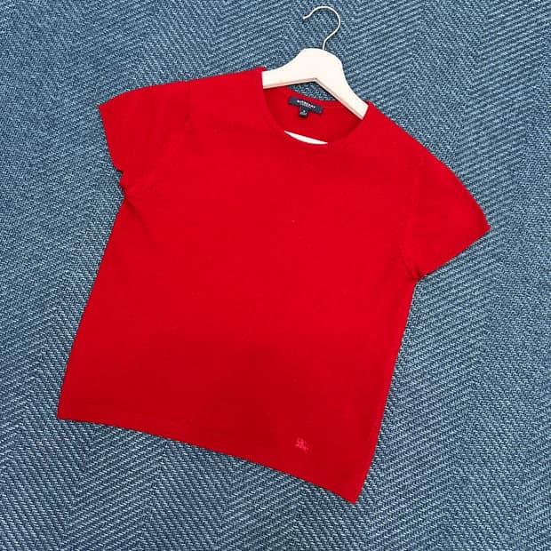 [여성S] 버버리 반팔 니트