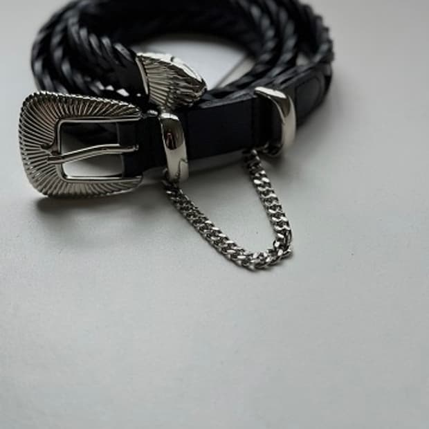 JieDa western belt black