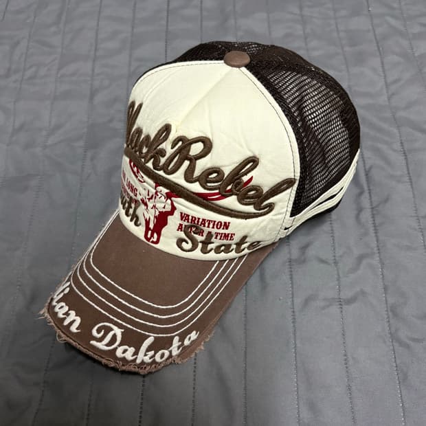 블랙라벨 메쉬 볼캡 (브라운)