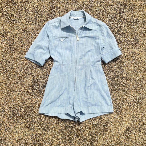 산드로(Sandro)연청 데님 점프수트 자켓