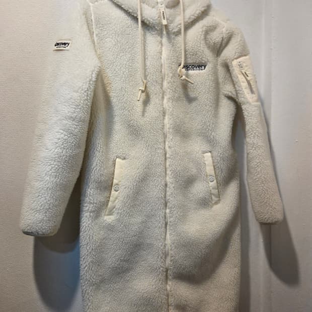 디스커버리 뽀글이 롱자켓