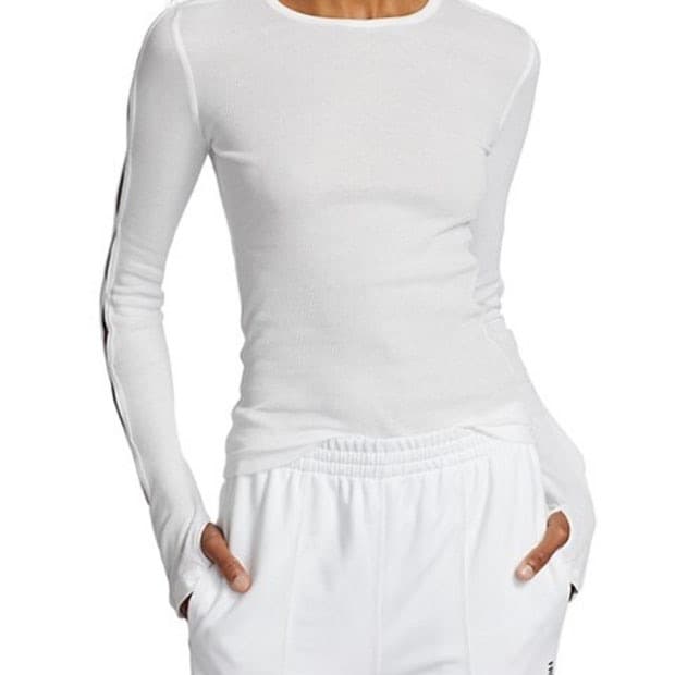 Helmutlang slash long sleeve top (xs)