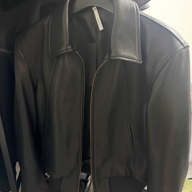 노이어 고트 슈렁큰 레더 블루종 50 -> 52 교환