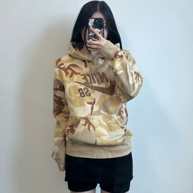 나이키 SB 카모 후드티