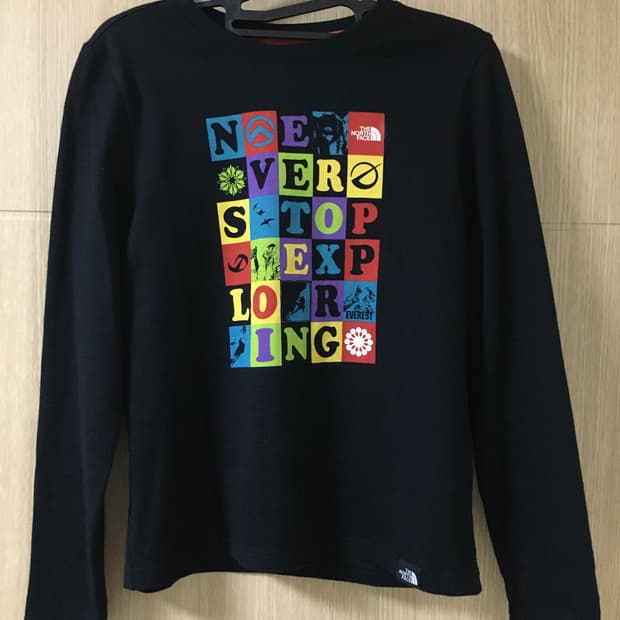 Northface lettering longsleeve