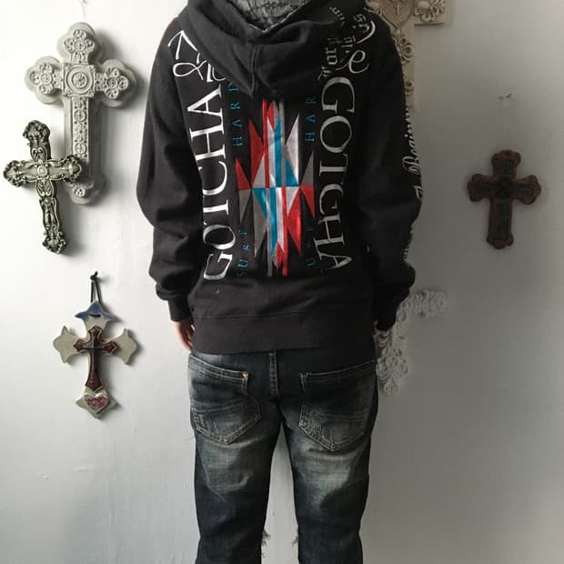 Gotcha navaho point hood zip up