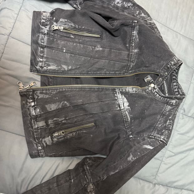 앤더슨벨 데님 모터사이클 자켓