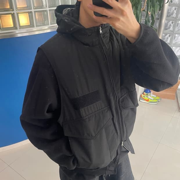 밀리터리베스트 (블랙 )