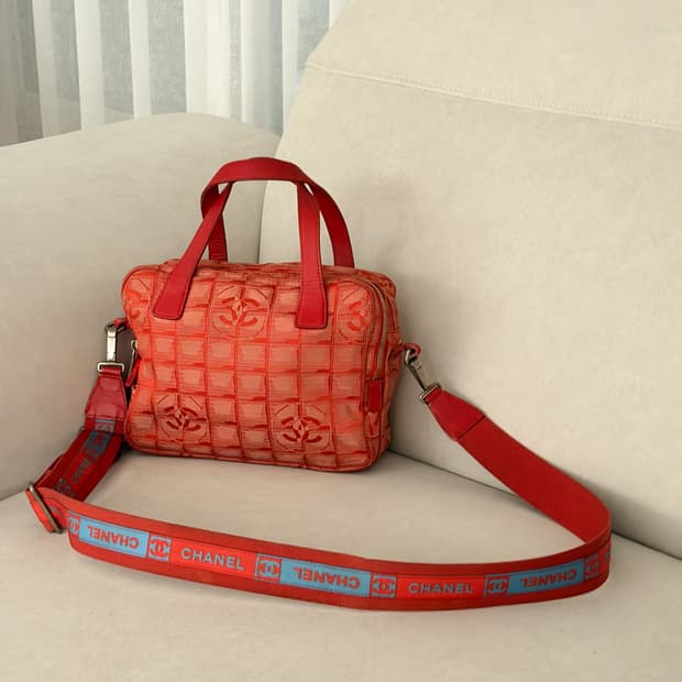 샤넬 뉴 트래블 라인 2WAY 미니 보스턴백