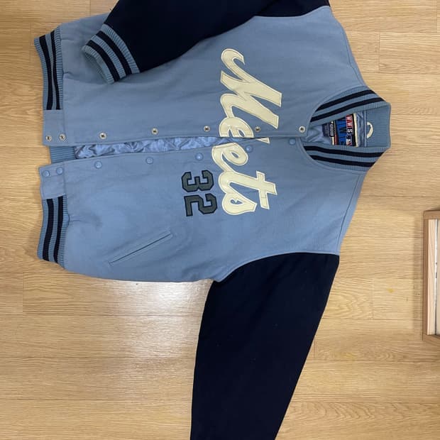 MLB USA 뉴욕메츠 바시티자켓