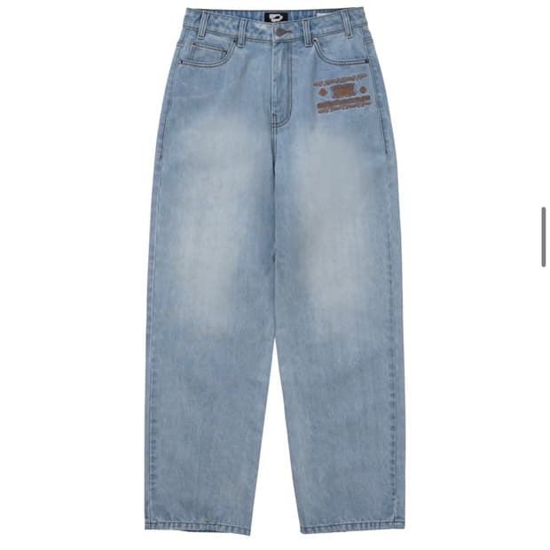 웰빙익스프레스 Embroidered Patch Jeans M