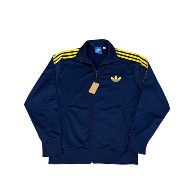 아디다스 구파이어버드 트랙탑 네이비/옐로우