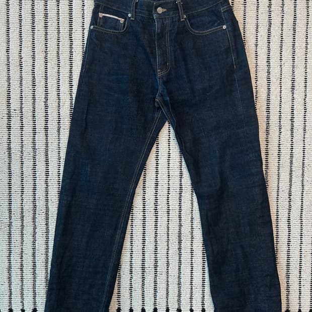 유니폼 브릿지 생지 데님