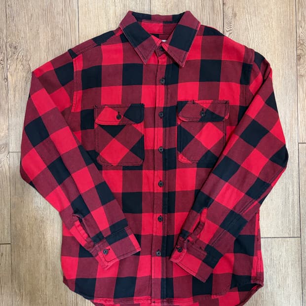 M) 아비렉스 플란넬 셔츠