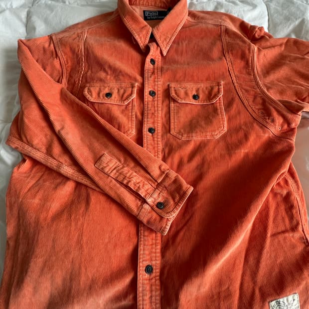 정품 폴로 골덴 블라우스