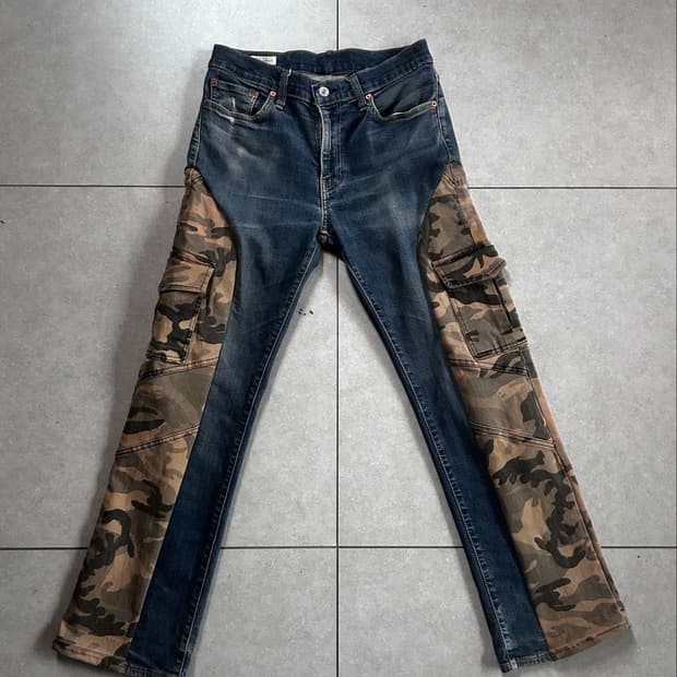 levi's 커스텀 밀리터리 데님팬츠 32