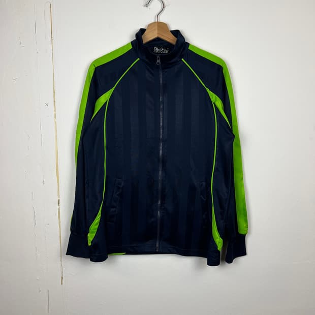 Dia Star 검정 형광 져지 탑 L