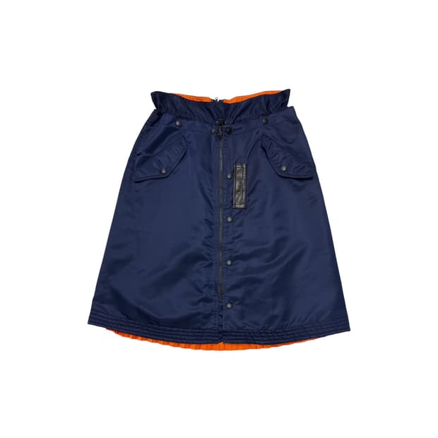 Beams Boy nylon bomber skirt