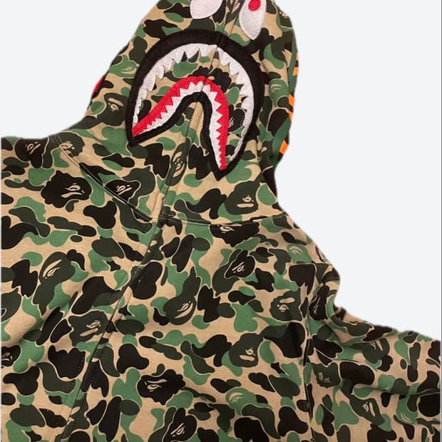 베이프 후드집업 녹계 2xl