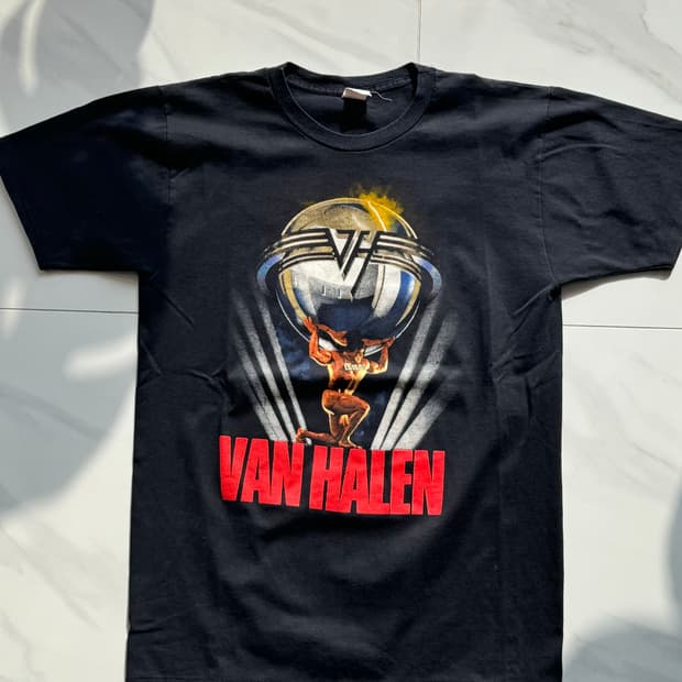 80s Van Halen 5150 투어 vintage T-shirt 