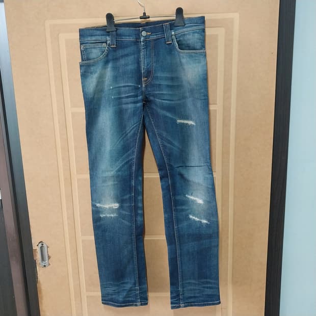 누디진 남성33 인치 스판 데님