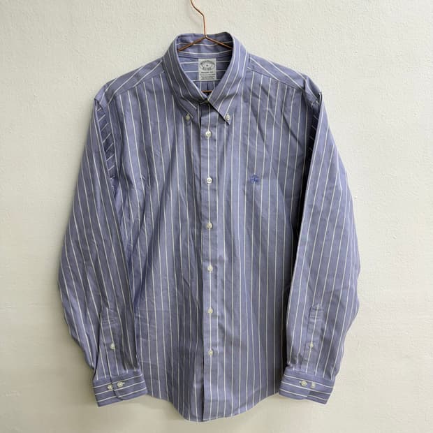 브룩스브라더스 리젠트핏 스트라이프 셔츠 (M)
