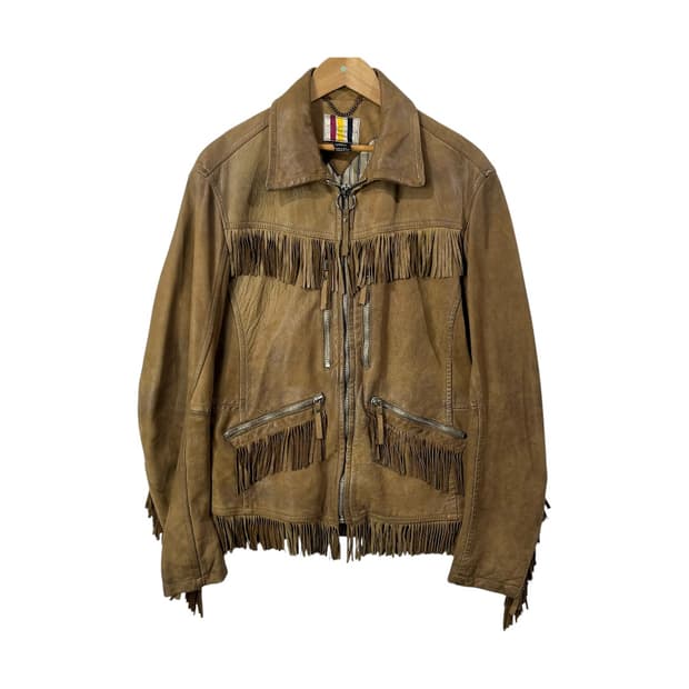 [Diesel] 디젤 프린지 웨스턴 레더자켓