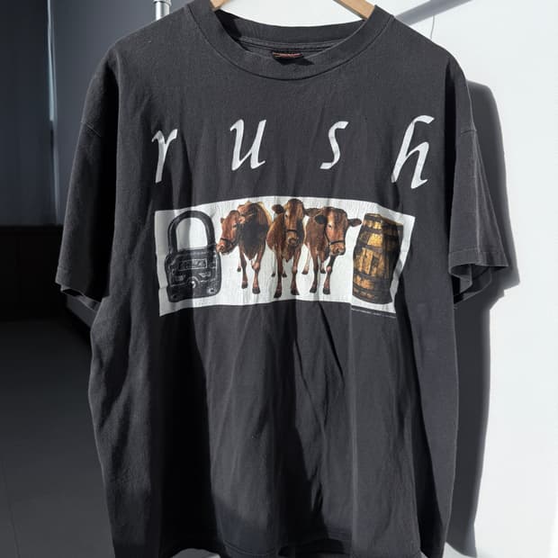 (XL) 1993 RUSH Counterparts band tees