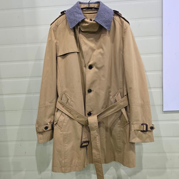 MVIO 남성 베이지 트렌치 코트 105