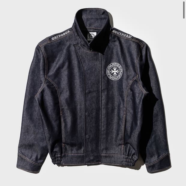 펀치드렁크파티즈 프린팅 데님 자켓