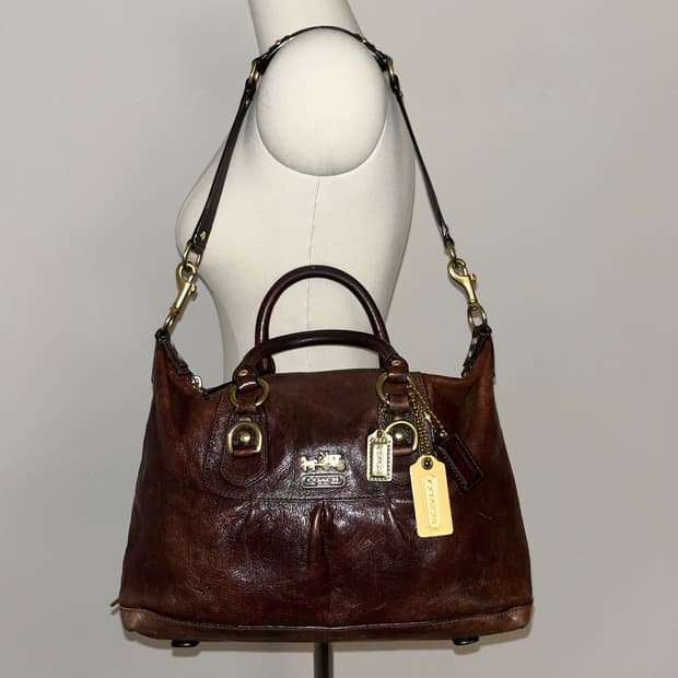 90ss Coach Brown Shoulder bag