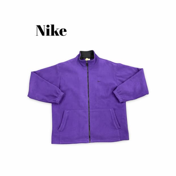 (105)올드나이키퍼플플리스