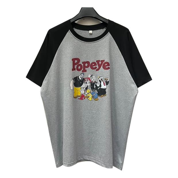 VTG 뽀빠이 래글런 반팔티 4XL
