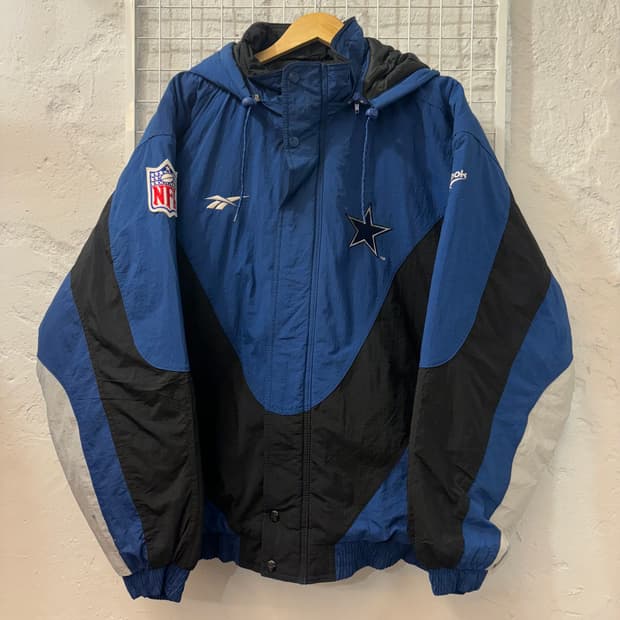 NFL X 리복 90s 올드스쿨 댈러스 카우보이스 패딩 자켓 XL