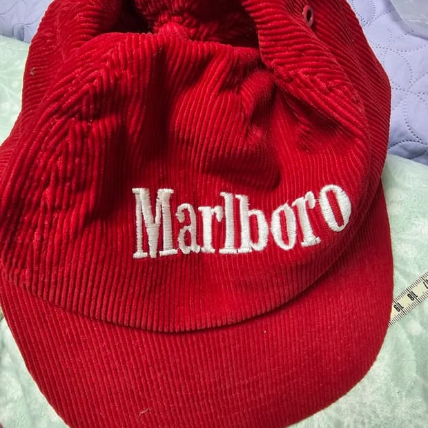 90s 빈티지 말보로 코듀로이캡