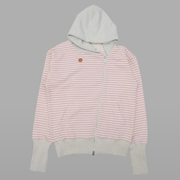 더뮤지엄비지터 후드집업 핑크