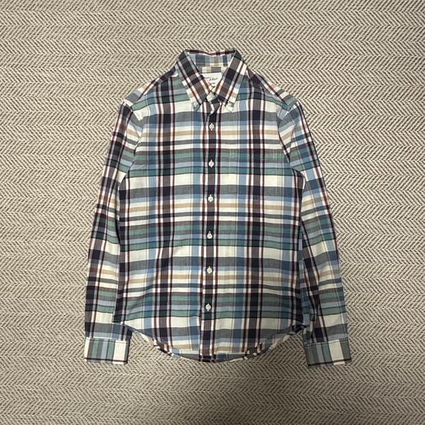 ADAM ET ROPE check shirt