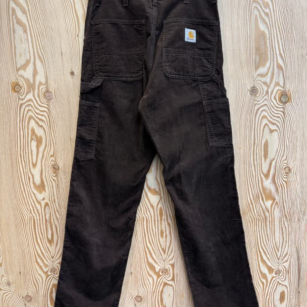 칼하트 wip 코듀로이 싱글니 카펜터 팬츠