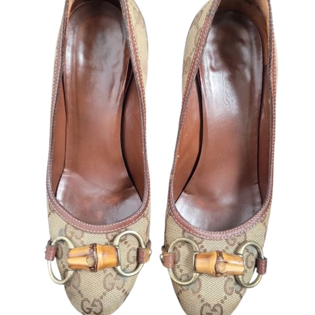 Gucci 구찌 모노그램 하이힐