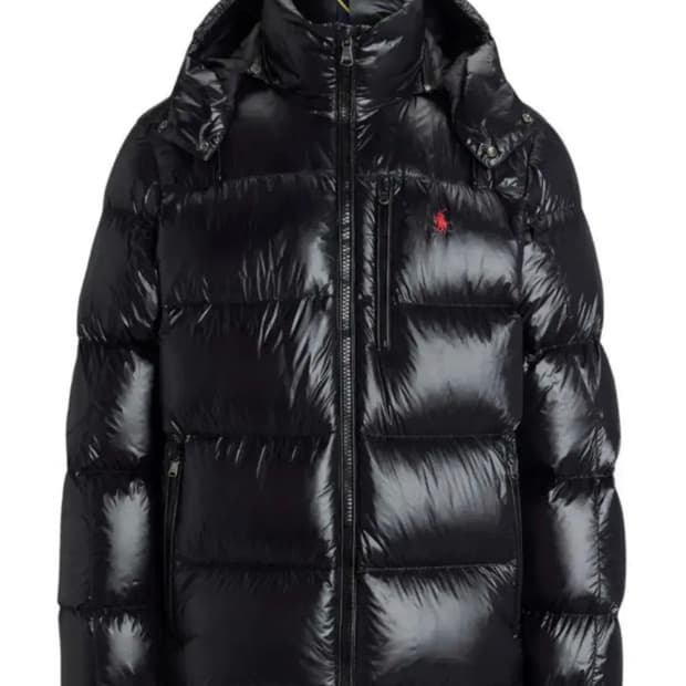 폴로 랄프로렌 블랙 패딩 점퍼