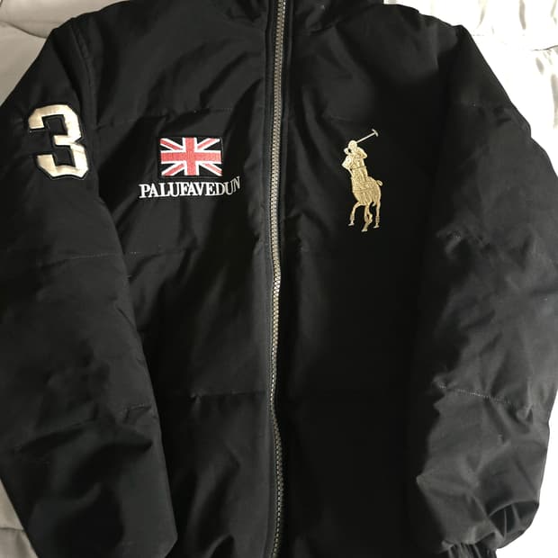 폴로 성조기 빅포니 패딩